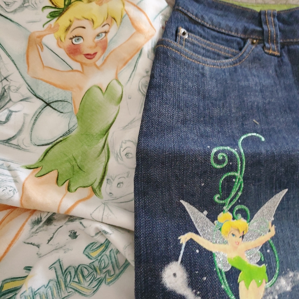 New With Tags Disney Studio Collection Tinkerbell Skirt & T-shirt - Discontinued